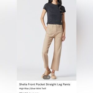 Shelia Front Pocket Straight Leg Pants